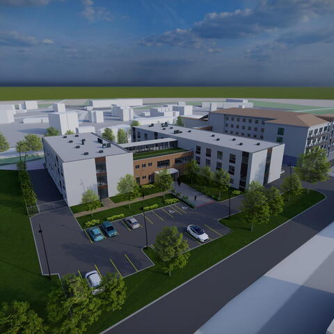 Nový pavilon Centra sociálních služeb v České Třebové