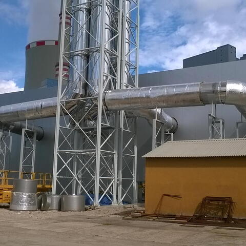 Výstavba plynové kotelny v elektrárně Ledvice